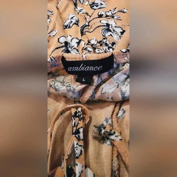 Ambiance, Size L, Pink Blossom Romper - Picture 5 of 6